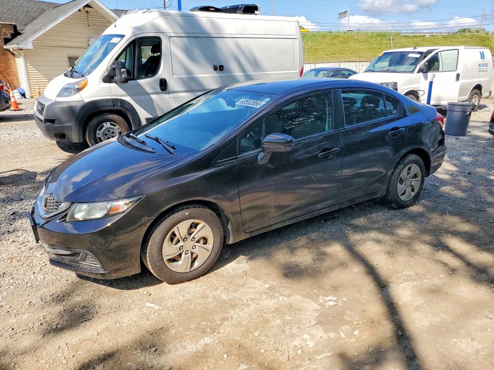 HONDA CIVIC 2014 with VIN 2HGFB2F52EH548301 - Photo from auction