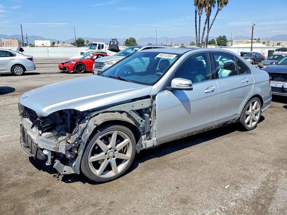 MERCEDES-BENZ C 2014 with VIN WDDGF4HB3EA954713 - Photo from auction