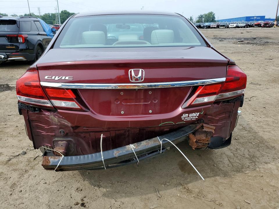 Photo 6 from auction – 2014 HONDA CIVIC with VIN 19XFB2F51EE069605