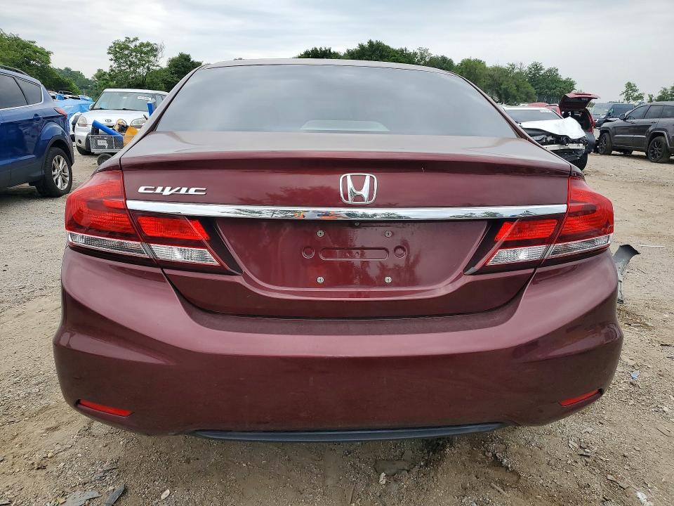 Photo 6 from auction – 2013 HONDA CIVIC with VIN 19XFB2F8XDE037809