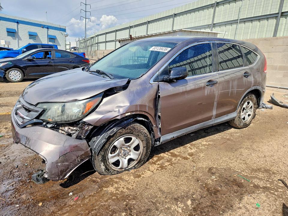HONDA CR-V 2013 with VIN 5J6RM4H36DL020768 - Photo from auction