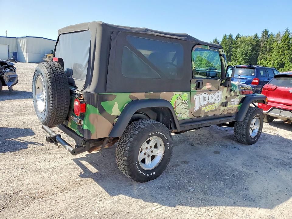 Photo 3 from auction – 2006 JEEP WRANGLER / TJ with VIN 1J4FA44S66P735134