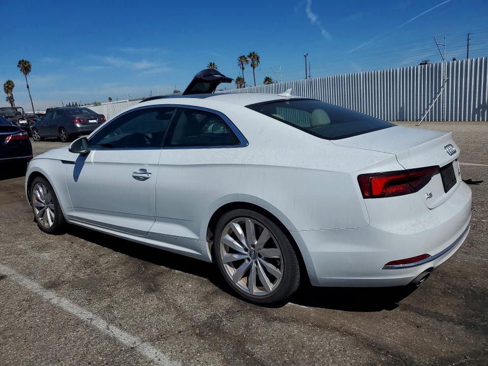 Photo 2 from auction – 2018 AUDI A5 with VIN WAUNNAF55JA094918