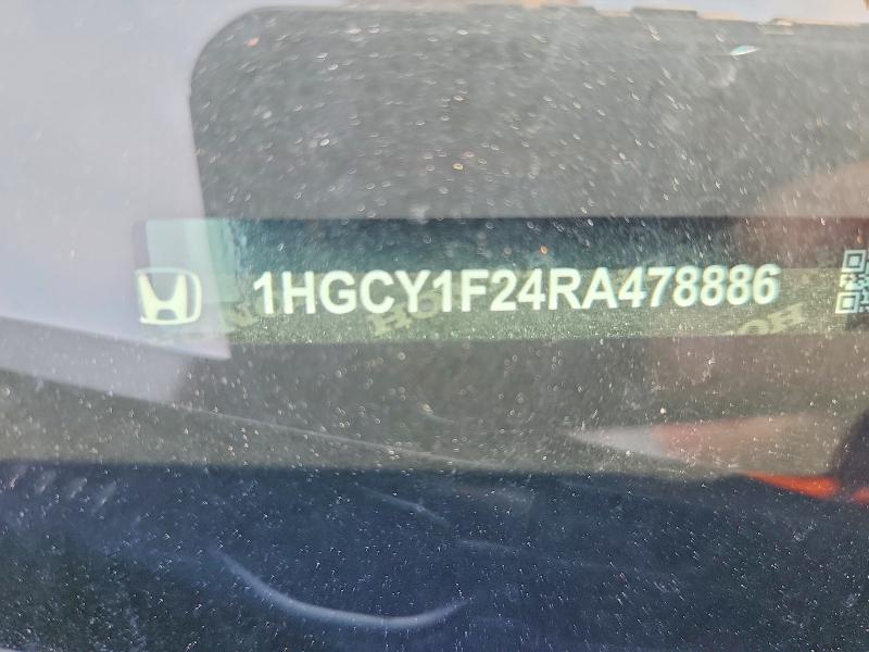 Photo 12 from auction – 2025 HONDA ACCORD with VIN 1HGCY1F45SA078620