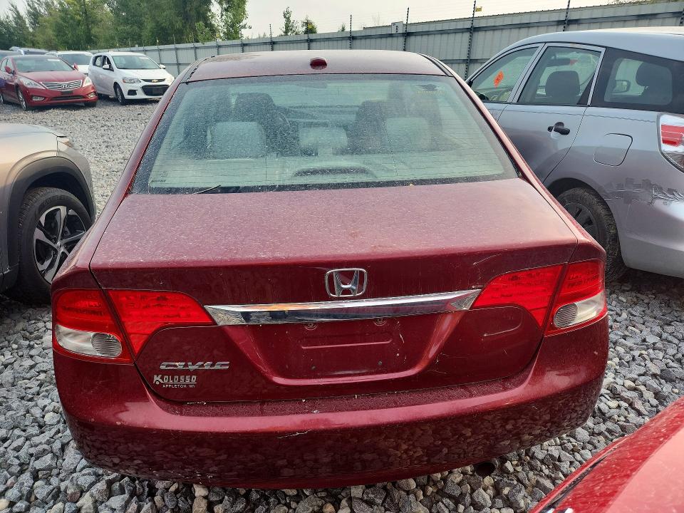 Photo 6 from auction – 2009 HONDA CIVIC with VIN 1HGFA15869L010816