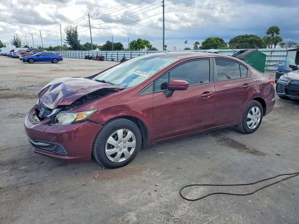 HONDA CIVIC 2014 with VIN 19XFB2F59EE041647 - Photo from auction