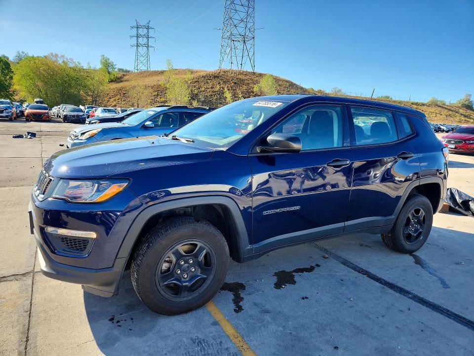 JEEP COMPASS 2020 with VIN 3C4NJDAB1LT118365 - Photo from auction