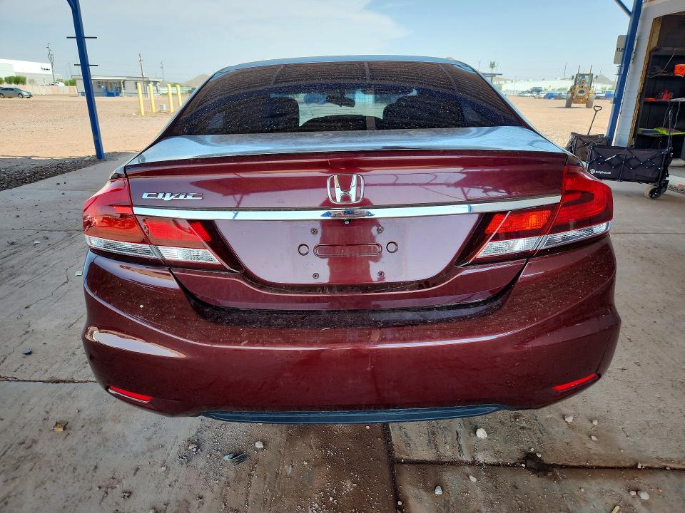 Photo 6 from auction – 2015 HONDA CIVIC with VIN 19XFB2F54FE105398