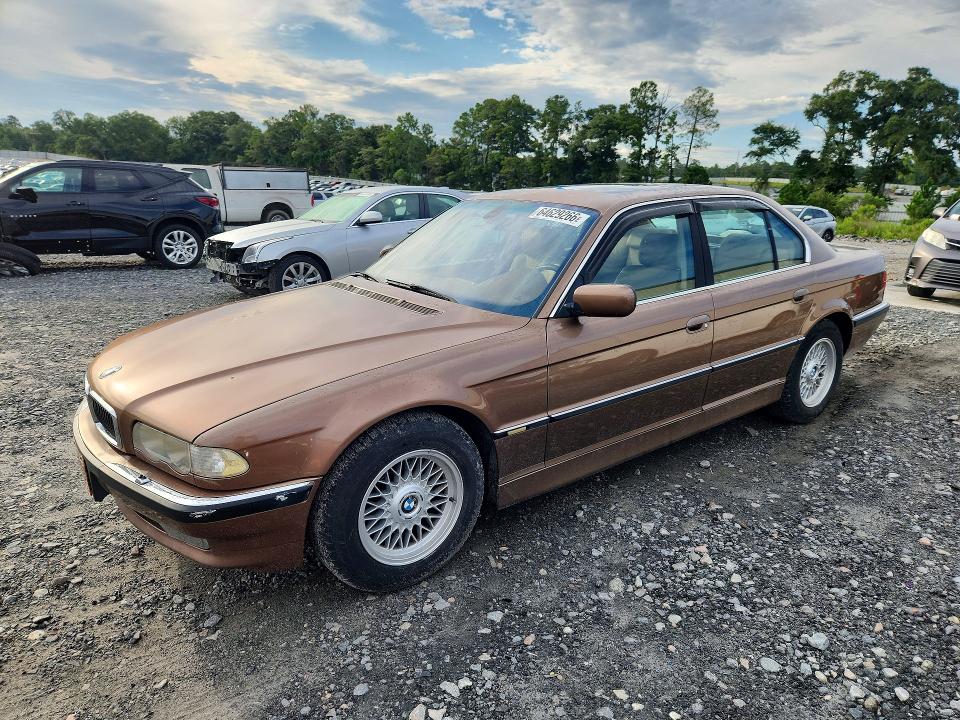 BMW 740 2001 with VIN WBAGG83491DN82551 - Photo from auction