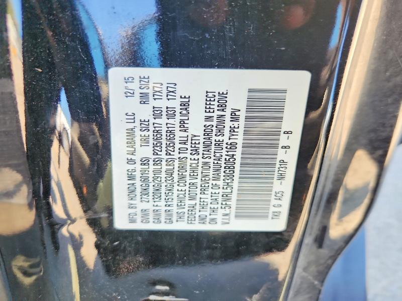 Photo 14 from auction – 2016 HONDA ODYSSEY with VIN 5FNRL5H38GB054166