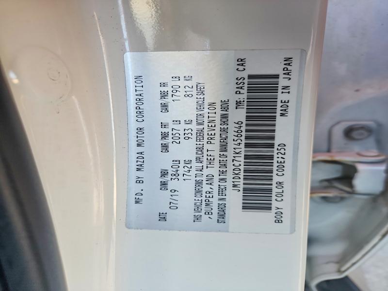 Photo 14 from auction – 2019 MAZDA CX-3 with VIN JM1DKDC71K1456646