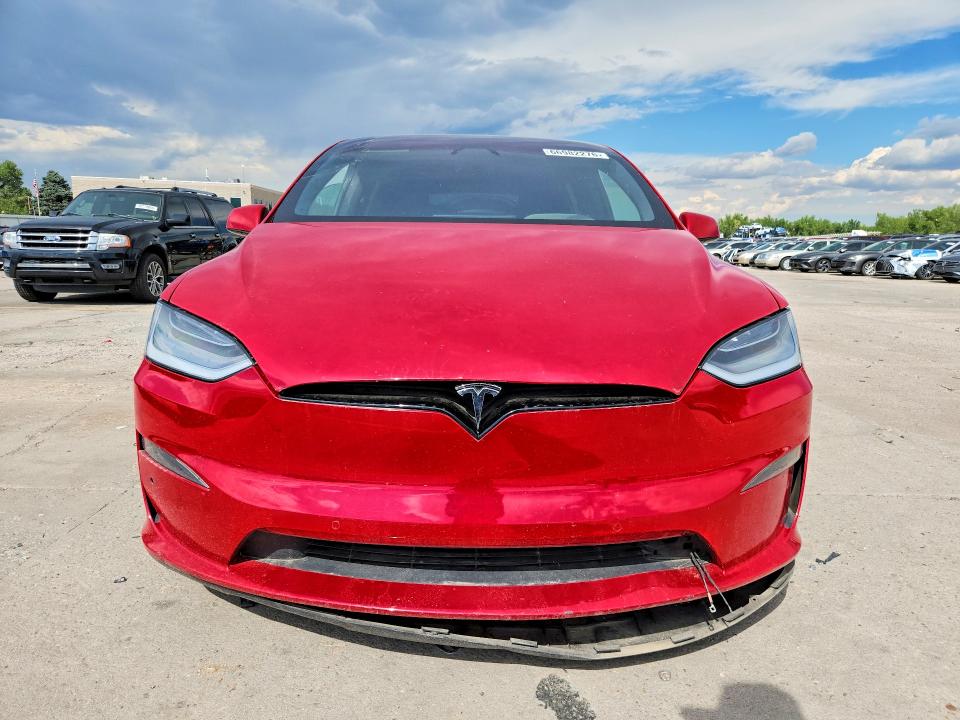 Photo 5 from auction – 2021 TESLA MODEL X with VIN 5YJXCBE57MF326567