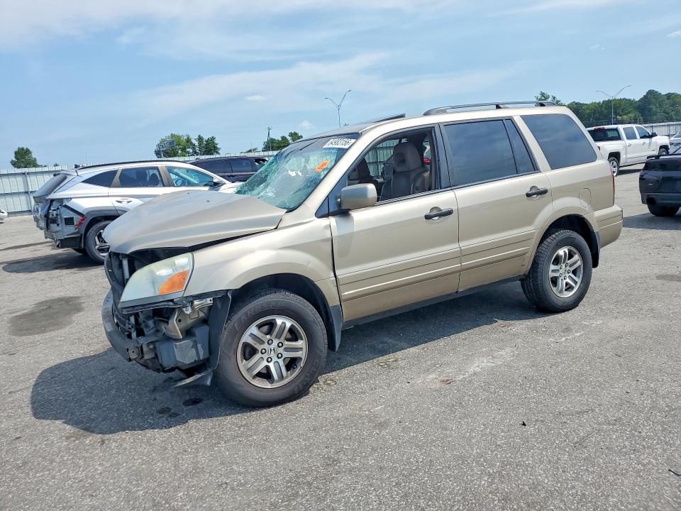 HONDA PILOT 2005 with VIN 5FNYF18585B017287 - Photo from auction