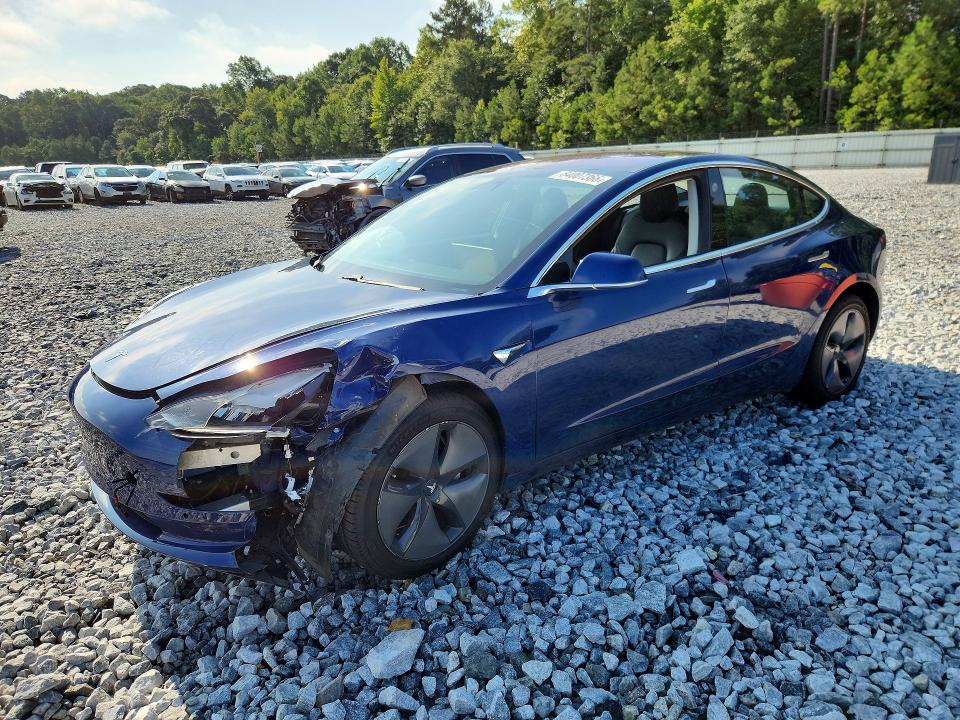 TESLA MODEL 3 2018 with VIN 5YJ3E1EA3JF019411 - Photo from auction