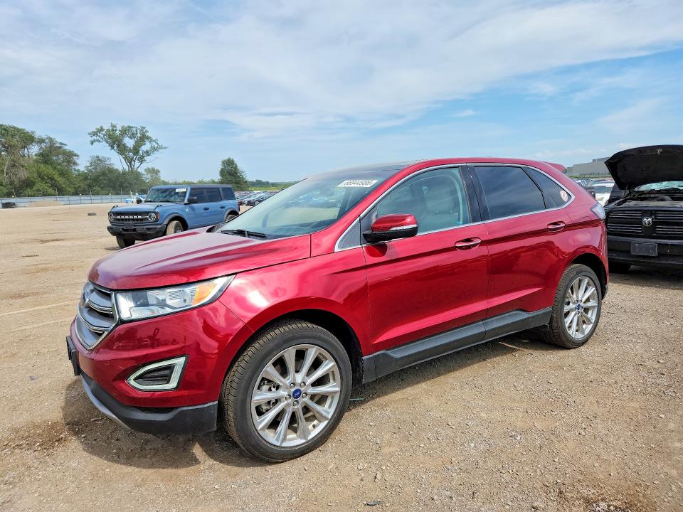 FORD EDGE 2017 with VIN 2FMPK4K98HBC52919 - Photo from auction