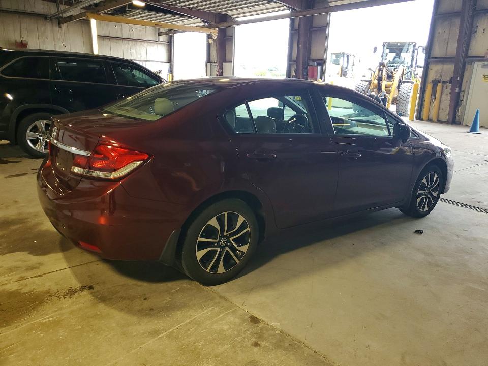 Снимка 3 от търг – 2015 HONDA CIVIC с VIN 19XFB2F85FE109244