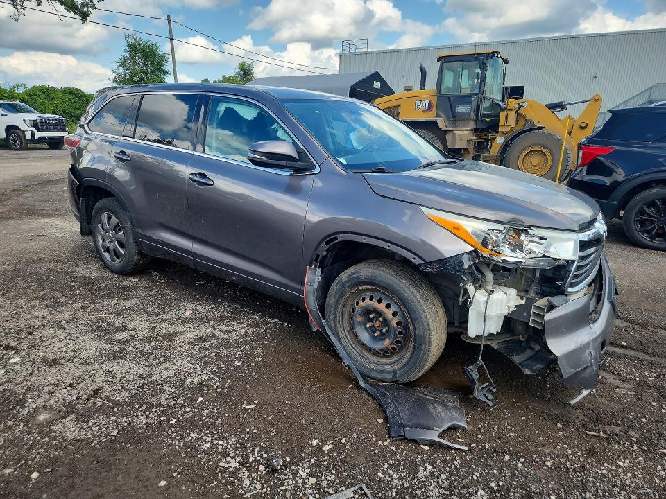 Photo 4 from auction – 2014 TOYOTA HIGHLANDER with VIN 5TDZKRFH9ES021548