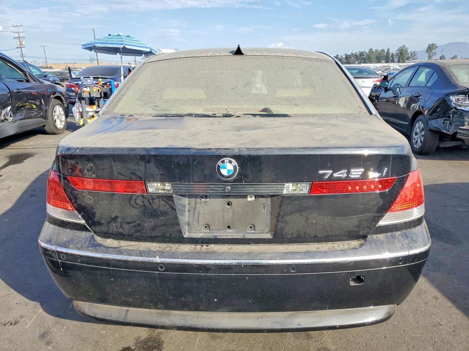 Photo 6 from auction – 2005 BMW 745 with VIN WBAGN63535DS58990