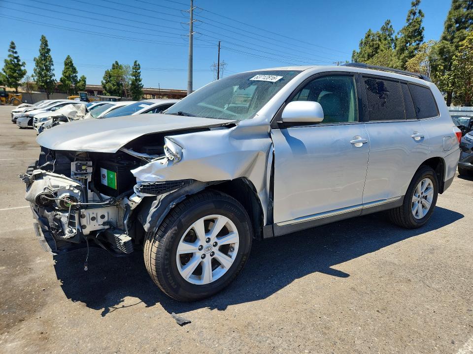 TOYOTA HIGHLANDER 2012 with VIN 5TDZK3EH9CS064251 - Photo from auction