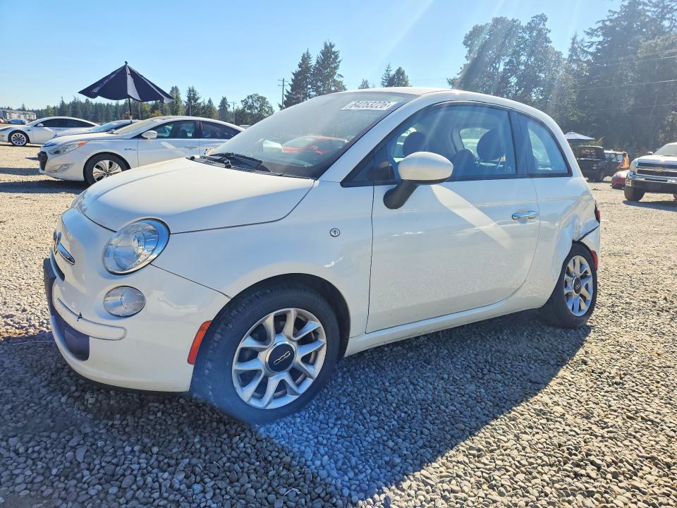 FIAT 500 2017 with VIN 3C3CFFKR2HT553780 - Photo from auction