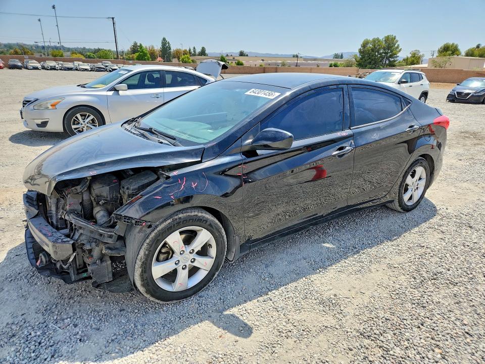 HYUNDAI ELANTRA 2013 with VIN 5NPDH4AE7DH435666 - Photo from auction
