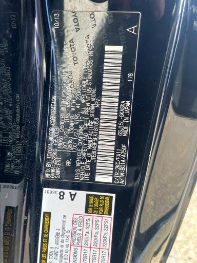 Photo 14 from auction – 2014 TOYOTA FJ CRUISER with VIN JTEBU4BF5EK181058