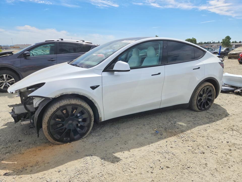 TESLA MODEL Y 2023 with VIN 7SAYGDEE0PF839980 - Photo from auction
