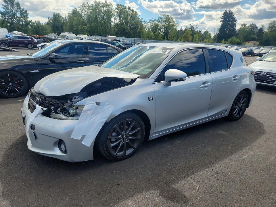 LEXUS CT 2013 with VIN JTHKD5BH0D2132813 - Photo from auction