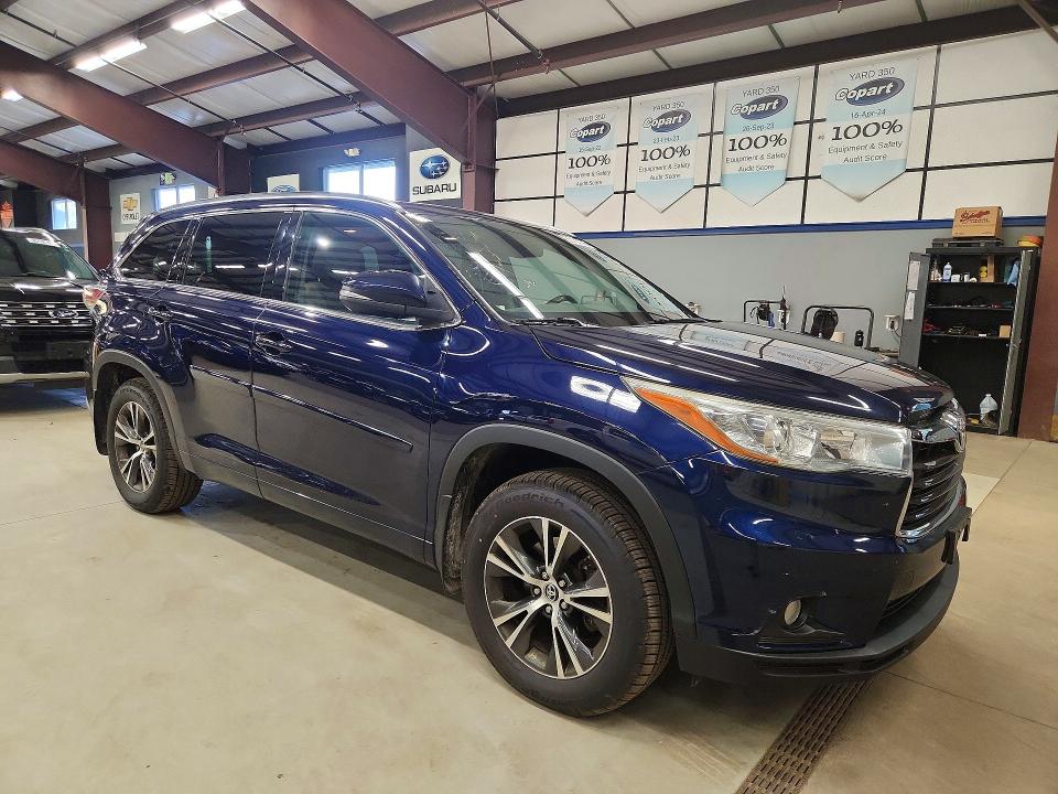Photo 4 from auction – 2016 TOYOTA HIGHLANDER with VIN 5TDJKRFH1GS231111