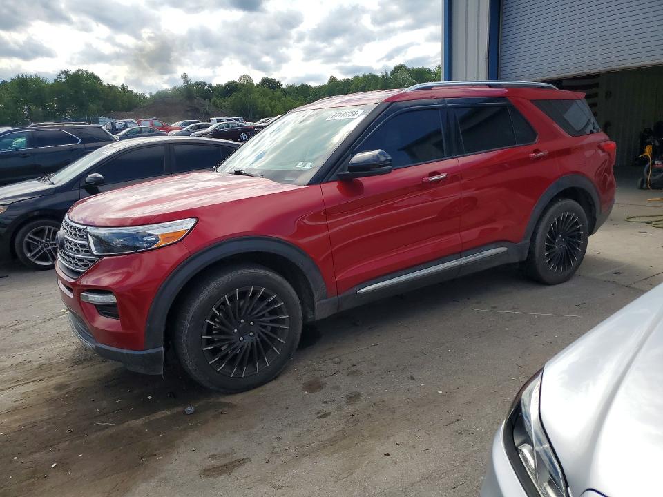FORD EXPLORER 2021 with VIN 1FMSK8FH2MGB05646 - Photo from auction