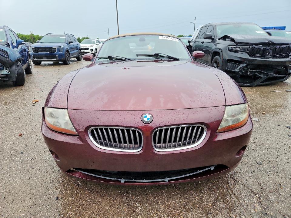 Photo 5 from auction – 2003 BMW Z4 with VIN 4USBT53433LU04239