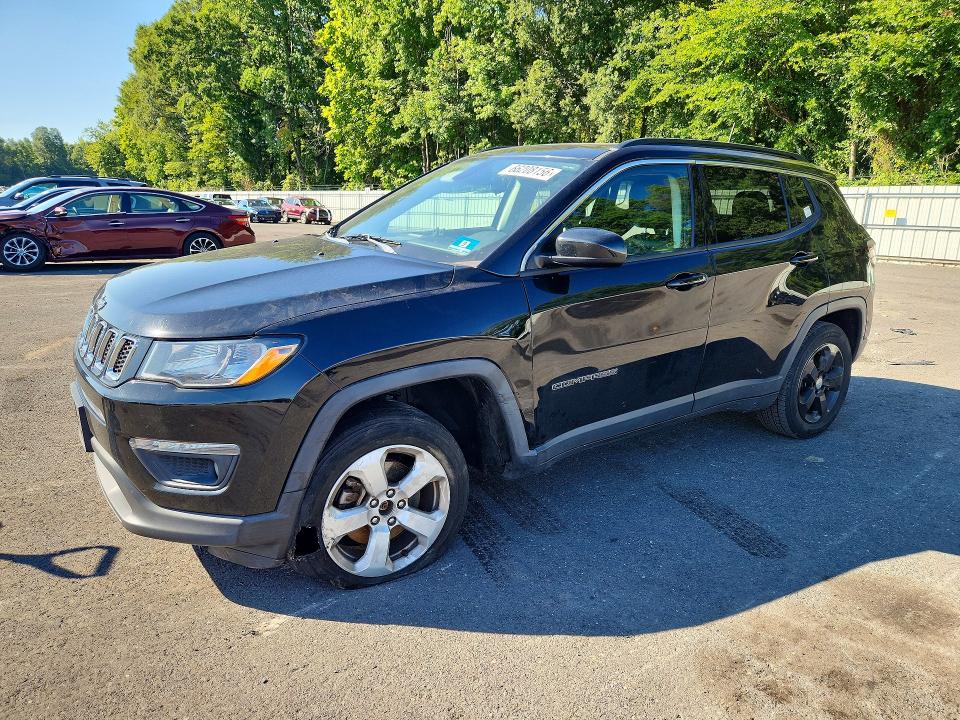 JEEP COMPASS 2018 مع رقم تعريف المركبة 3C4NJDBB9JT492573 - صورة من المزاد