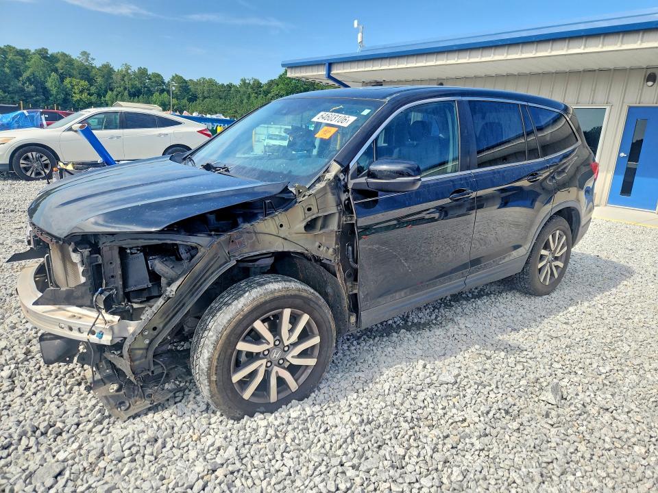 HONDA PILOT 2019 with VIN 5FNYF5H53KB025168 - Photo from auction