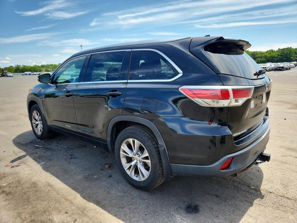 Photo 2 from auction – 2014 TOYOTA HIGHLANDER with VIN 5TDJKRFH0ES035920