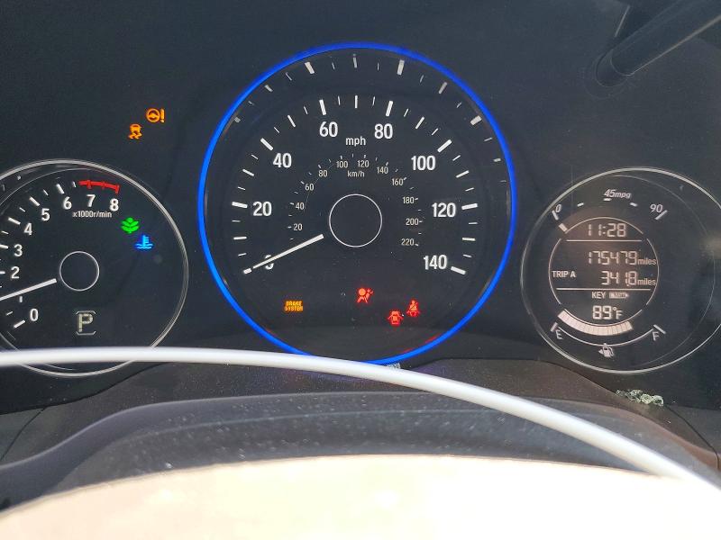 Photo 9 from auction – 2016 HONDA HR-V with VIN 3CZRU6H53GM756549