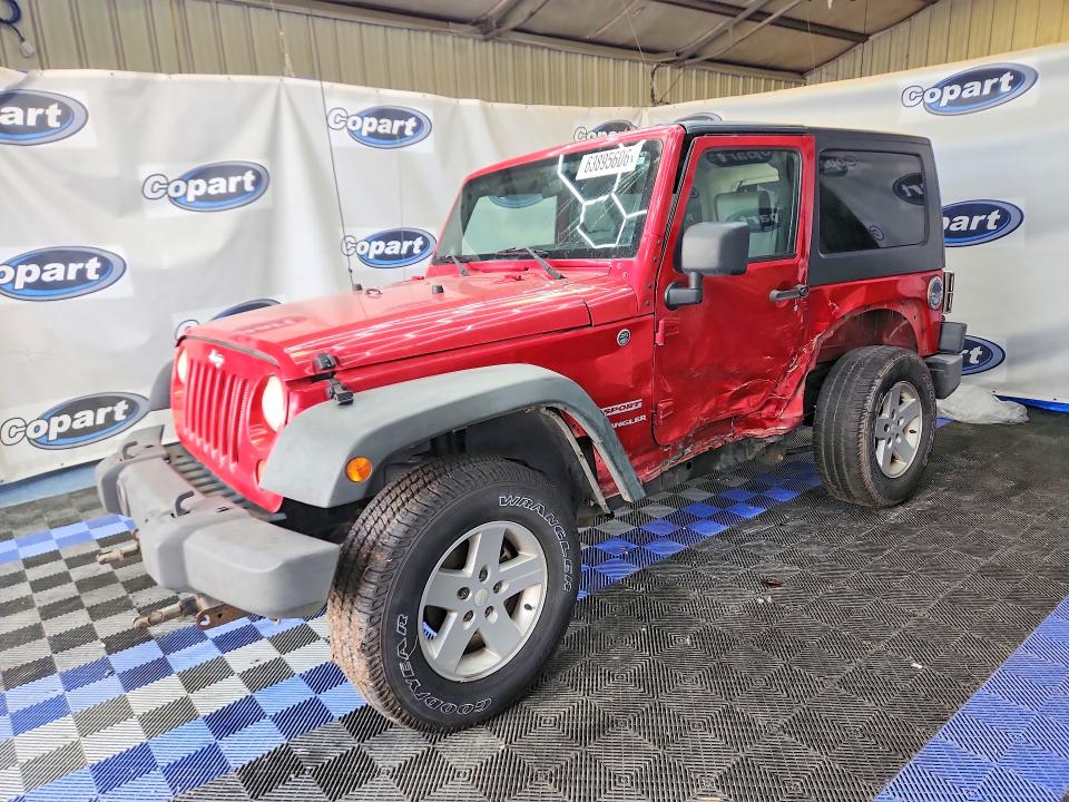 JEEP WRANGLER 2010 with VIN 1J4AA2D17AL136183 - Photo from auction