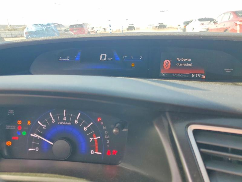 Photo 9 from auction – 2013 HONDA CIVIC with VIN 19XFB2F85DE201578