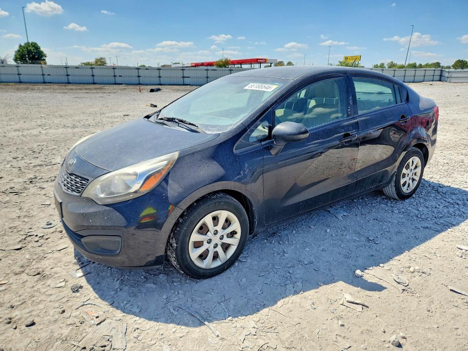 KIA RIO 2013 with VIN KNADM4A33D6134278 - Photo from auction