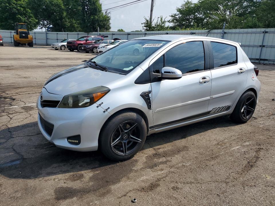 TOYOTA YARIS 2012 with VIN JTDKTUD33CD514109 - Photo from auction