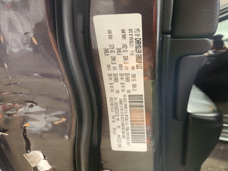 Photo 14 from auction – 2014 JEEP GRAND CHEROKEE with VIN 1C4RJFAG4EC547152