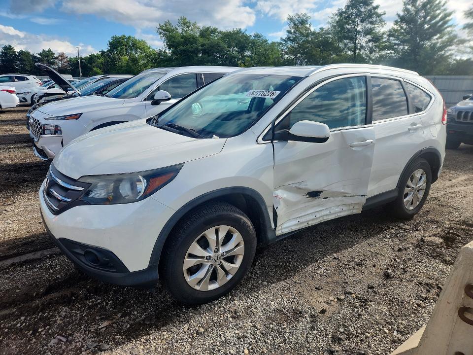 HONDA CR-V 2014 with VIN 5J6RM4H74EL107881 - Photo from auction