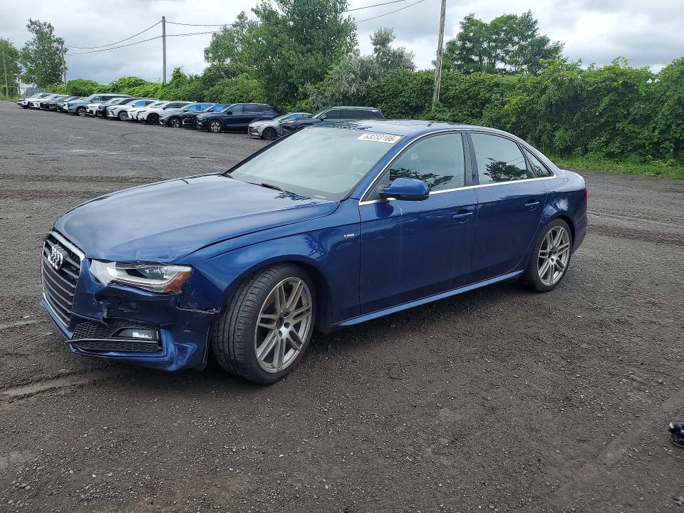 AUDI A4 2013 with VIN WAUKFCFL4DN031705 - Photo from auction