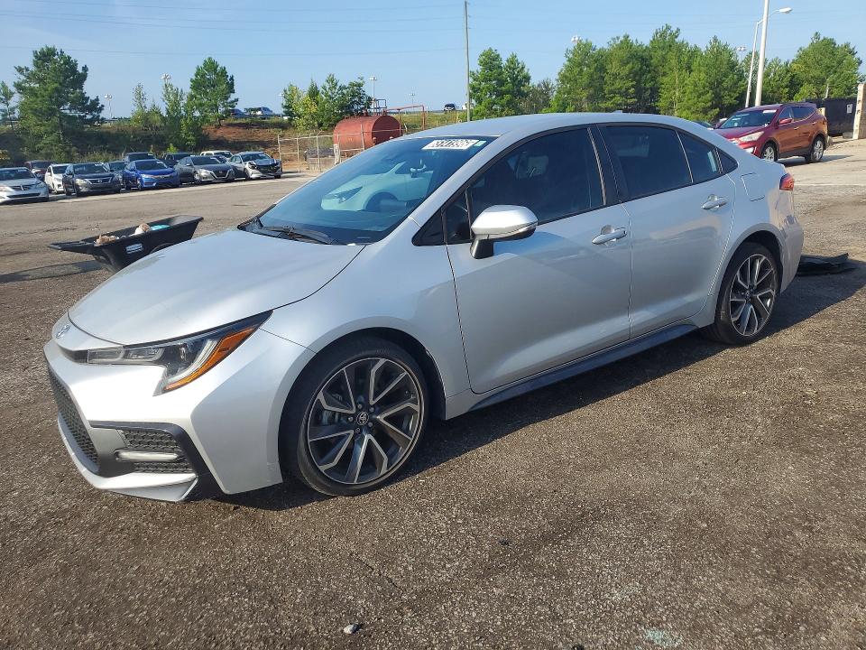 TOYOTA COROLLA 2022 with VIN 5YFS4MCE8NP132495 - Photo from auction