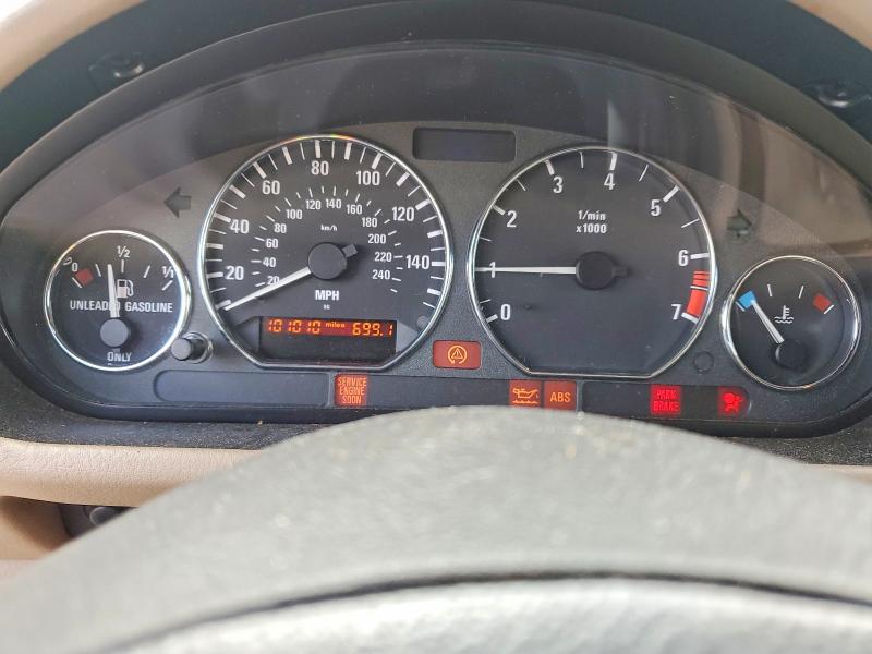 Photo 9 from auction – 2000 BMW Z3 with VIN 4USCH9340YLF87722