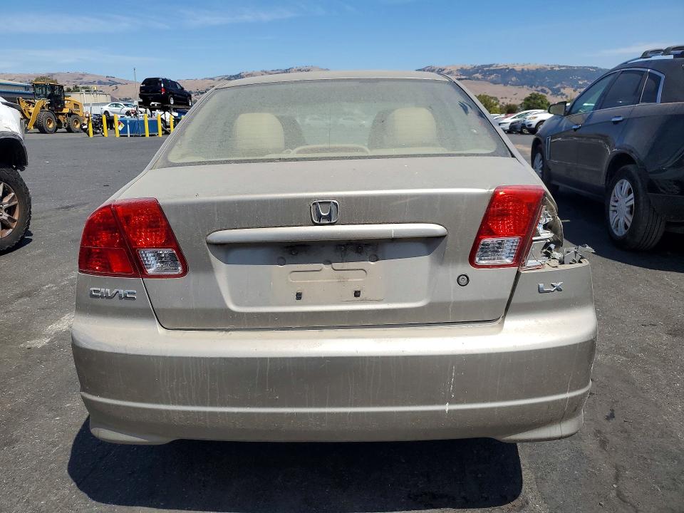 Снимка 6 от търг – 2005 HONDA CIVIC с VIN 2HGES16655H545617