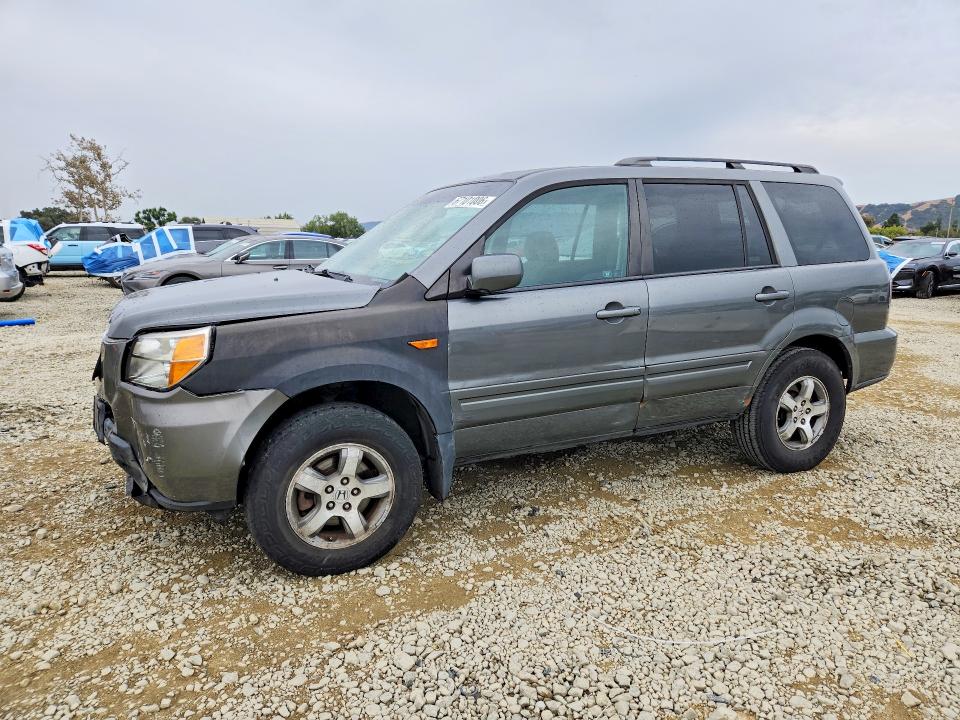 HONDA PILOT 2007 with VIN 5FNYF18407B016287 - Photo from auction