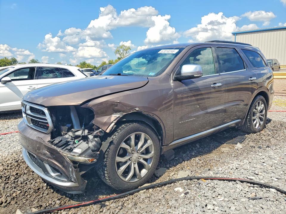 DODGE DURANGO 2018 with VIN 1C4RDHEG0JC228614 - Photo from auction