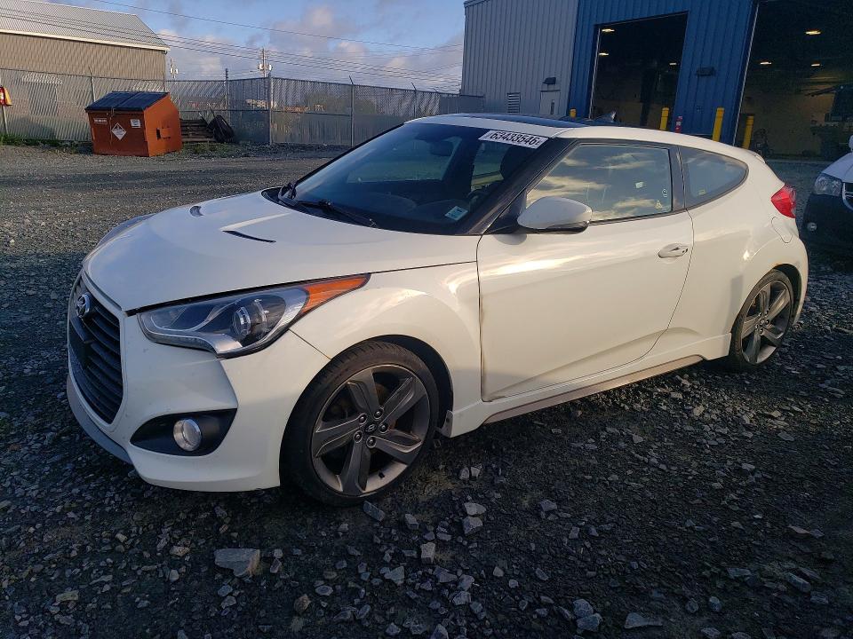 HYUNDAI VELOSTER 2013 with VIN KMHTC6AE5DU170754 - Photo from auction