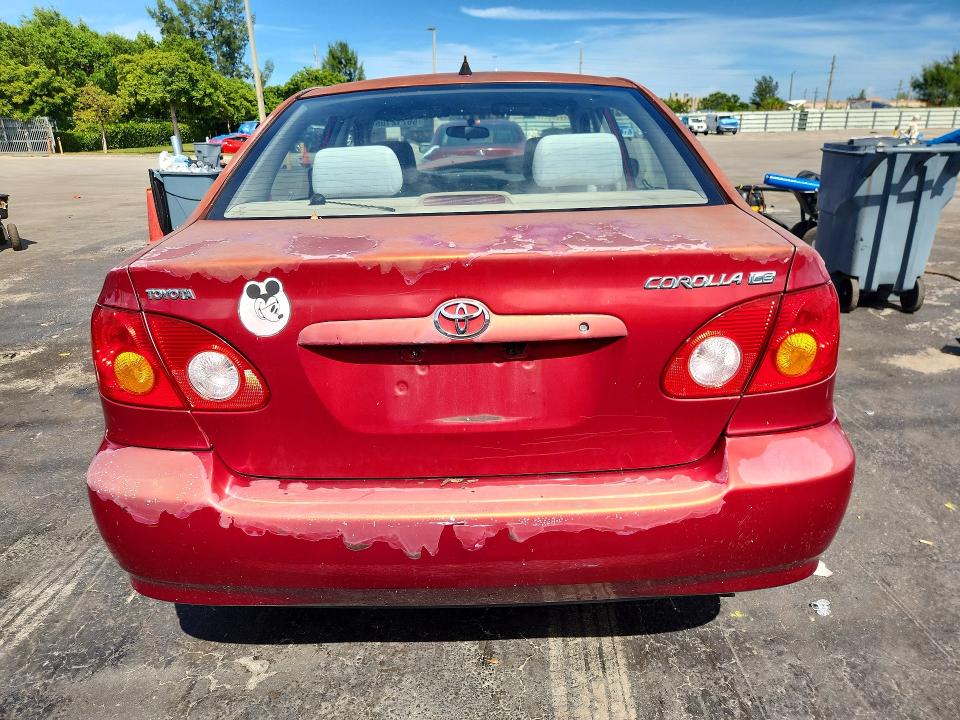 Photo 6 from auction – 2004 TOYOTA COROLLA with VIN 1NXBR32E94Z261906