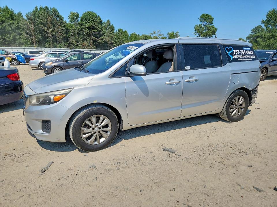 Photo 1 from auction – 2016 KIA SEDONA with VIN KNDMB5C12G6083709